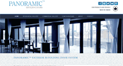 Desktop Screenshot of panoramicfoldingdoors.com